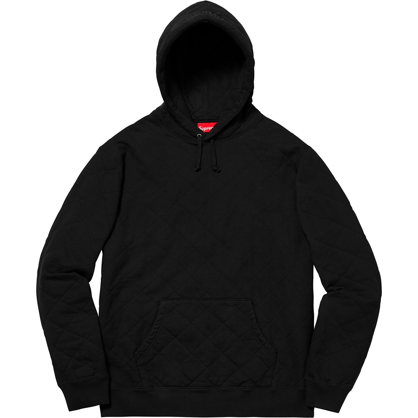 Quilted Hooded Sweatshirt view 3